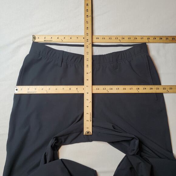 Under Armour Size 36X30 Drive Golf Pants Straight Leg Black 1377300 - Picture 2 of 9